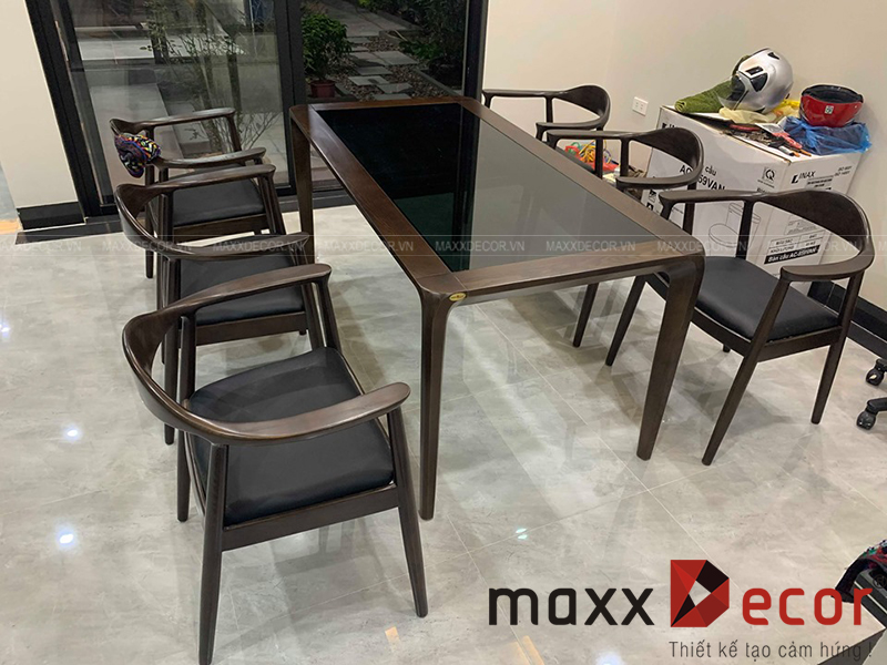 Nội thất sofa gỗ óc chó đẹp