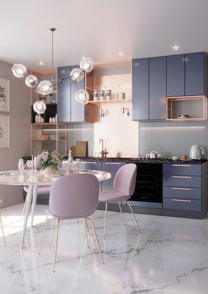 Xu hướng thiết kế nội thất nhà bếp hiện
 đại - maxxdecor