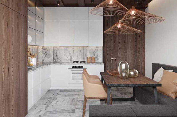 Xu hướng thiết kế nội thất nhà bếp hiện
 đại - maxxdecor