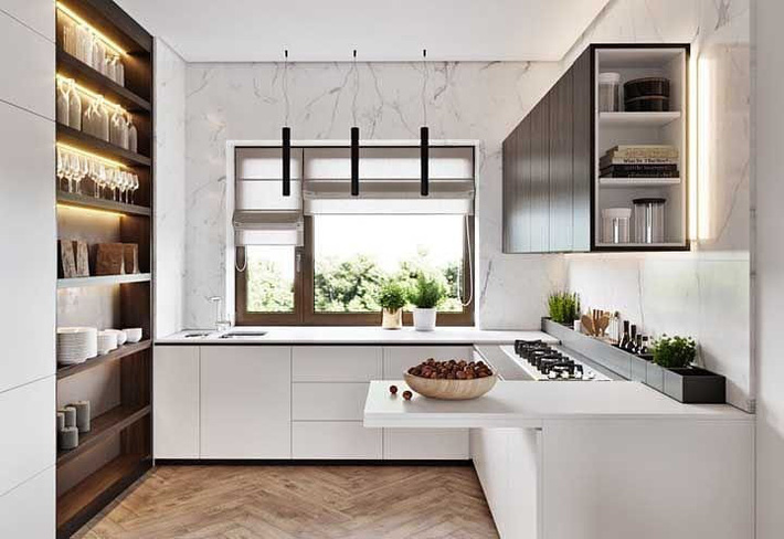 Xu hướng thiết kế nội thất nhà bếp hiện
 đại - maxxdecor