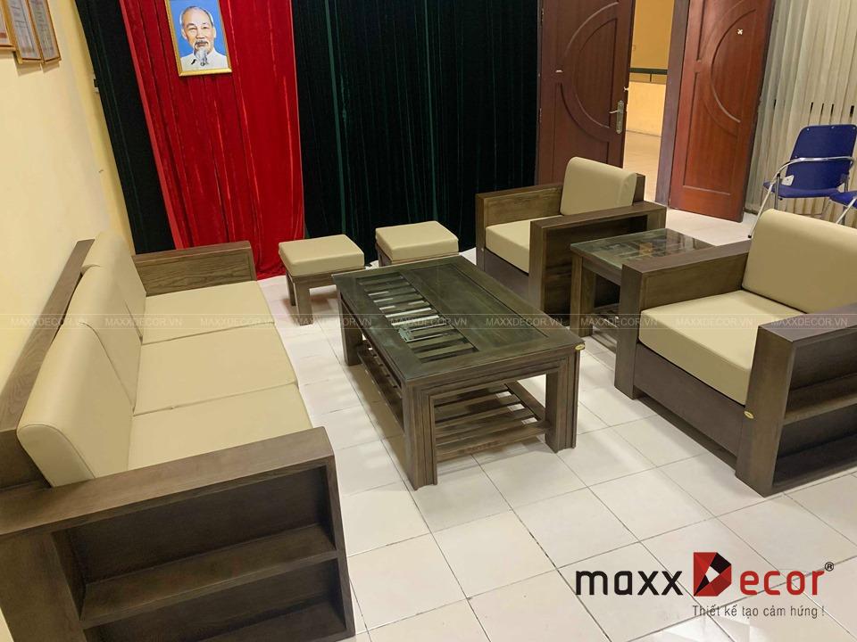 Sofa gỗ hiện đại sang trọng
