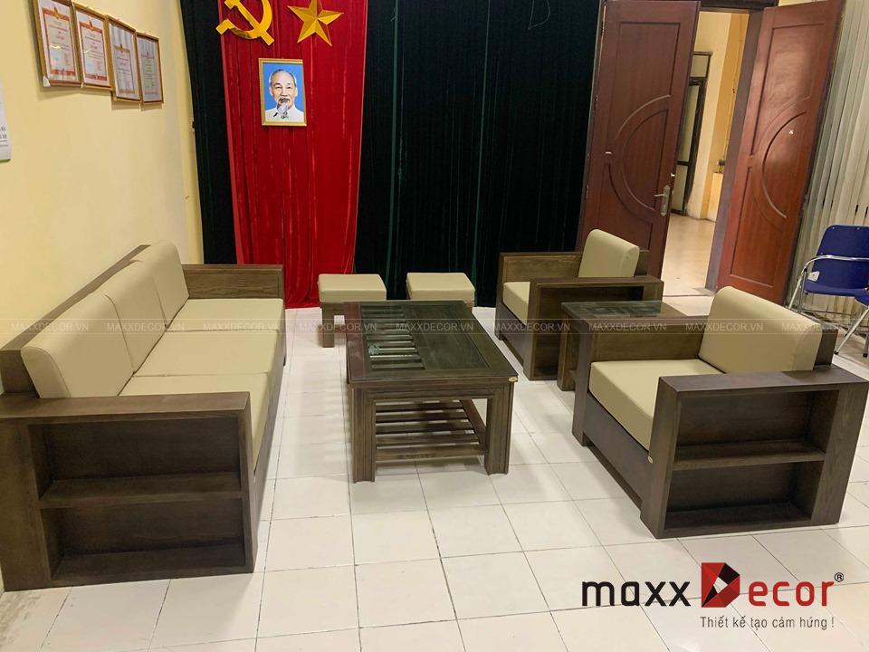 Sofa gỗ mdg 181 hiện đại