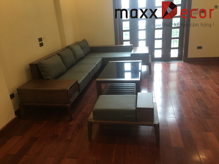 Sofa gỗ óc chó