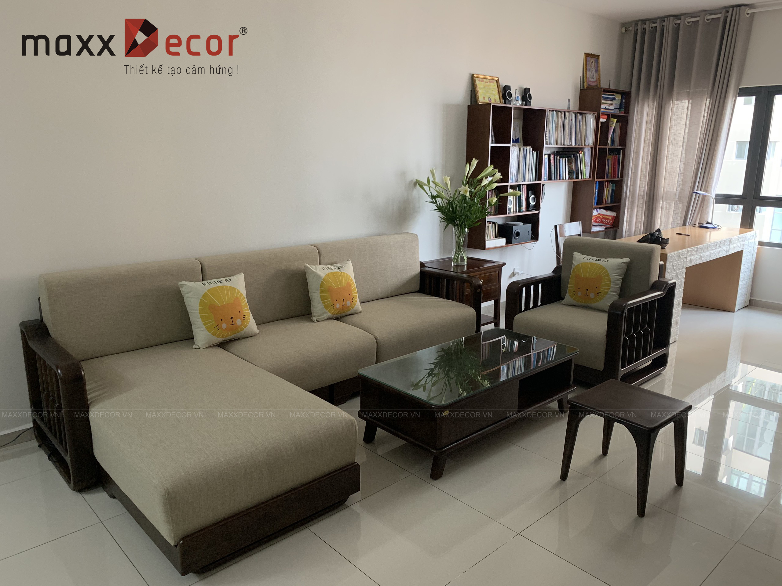Bàn trang điểm hiện đại đẹp kết hợp bàn
làm việc