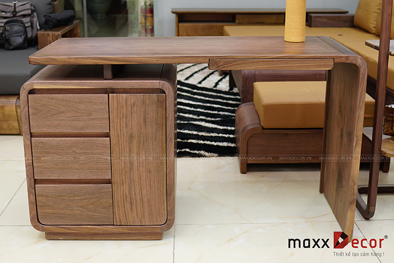 Nội thất gỗ óc chó đẹp - nghệ thuật từ
các đường cong