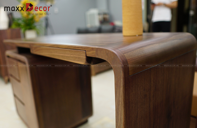 Nội thất gỗ óc chó đẹp - nghệ thuật từ
các đường cong