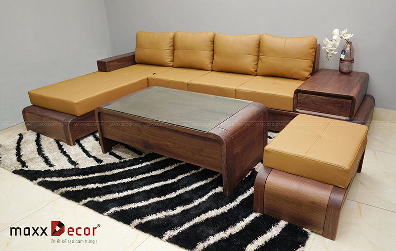 Nội thất gỗ óc chó đẹp - nghệ thuật từ
các đường cong