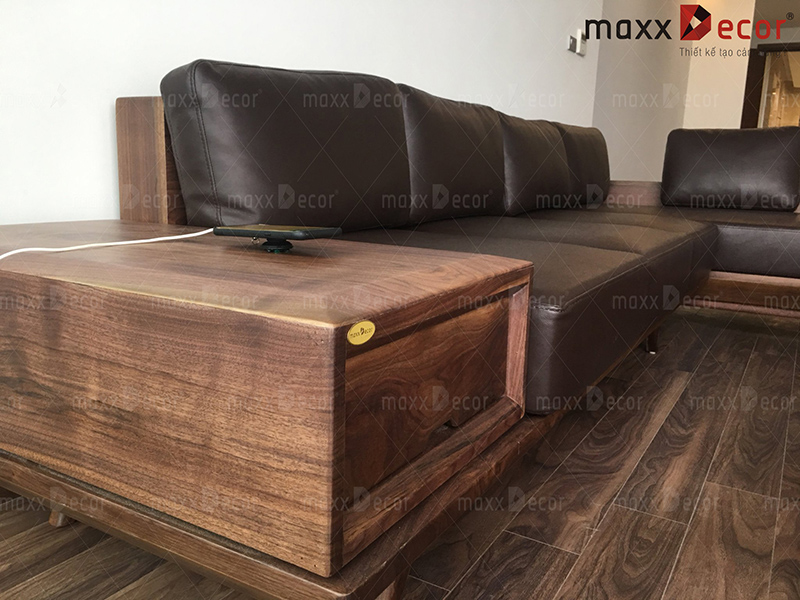 Bộ sản phẩm nội thất gỗ óc chó sofa gỗ - bàn ăn chất nhất 2019 - 4