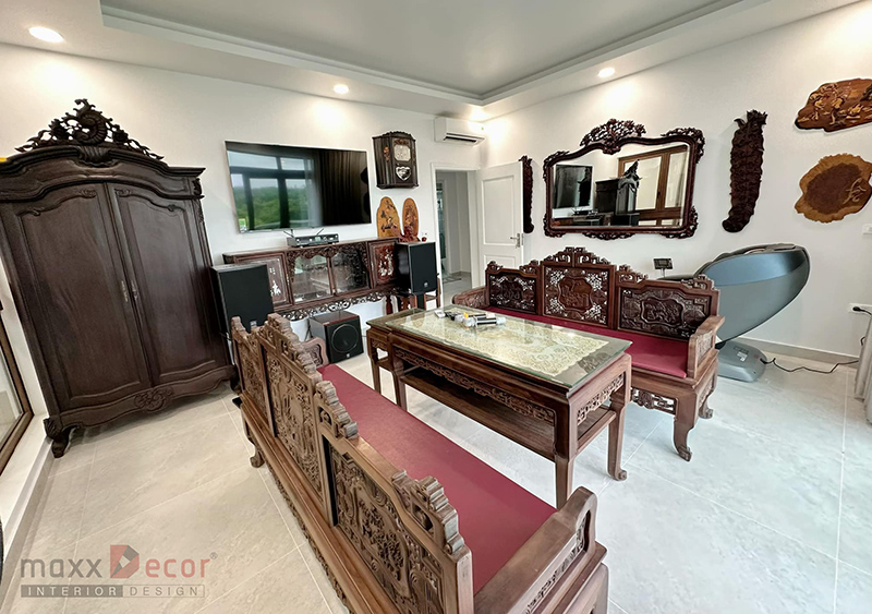 Nội thất gỗ tự nhiên là một lựa chọn tuyệt vời biệt thự
