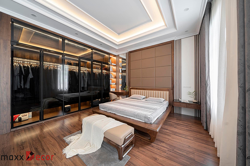 Thiết kế nội thất gỗ tự nhiên nhà phố Sơn La