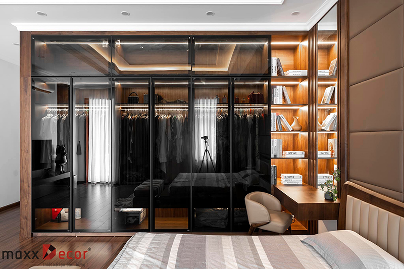 Thiết kế nội thất gỗ tự nhiên nhà phố Sơn La