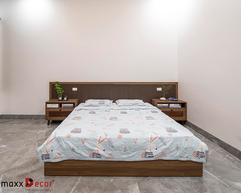 Thiết kế nội thất gỗ tự nhiên nhà phố Sơn La