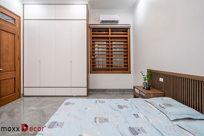Thiết kế nội thất gỗ tự nhiên nhà phố Sơn La