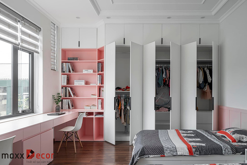Thiết kế nội thất gỗ tự nhiên nhà phố Sơn La