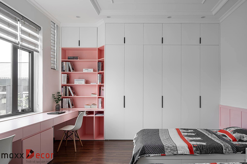 Thiết kế nội thất gỗ tự nhiên nhà phố Sơn La