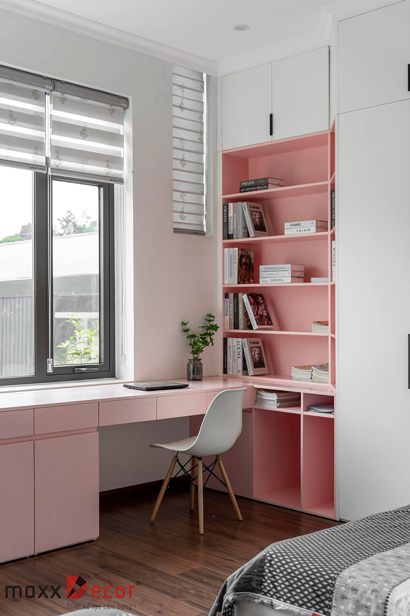 Thiết kế nội thất gỗ tự nhiên nhà phố Sơn La