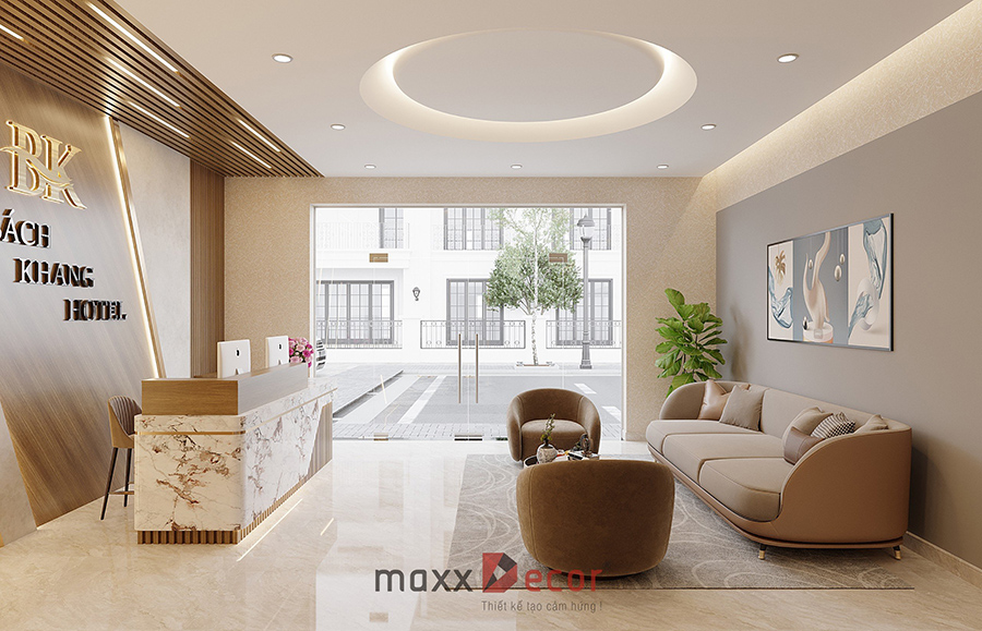 Thiết kế nội thất khách sạn Bách Khang tại Vân Đồn Quảng Ninh