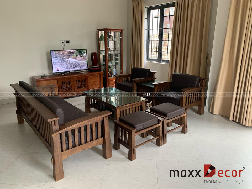 Sofa gỗ cao cấp tự nhiên