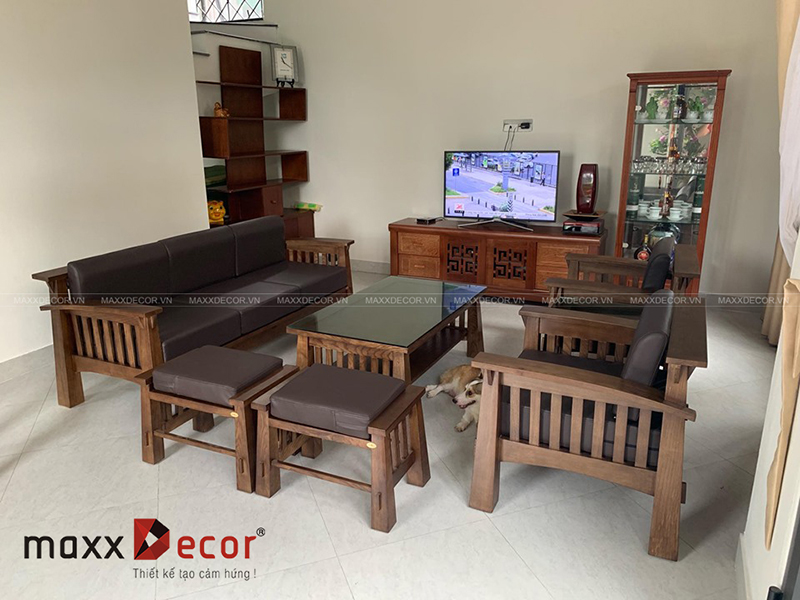 Sofa gỗ cao cấp tự nhiên
