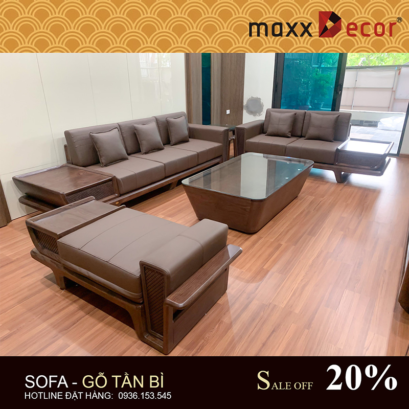 Mua sofa
gỗ dịp cuối năm khuyến mại lên đến 40%