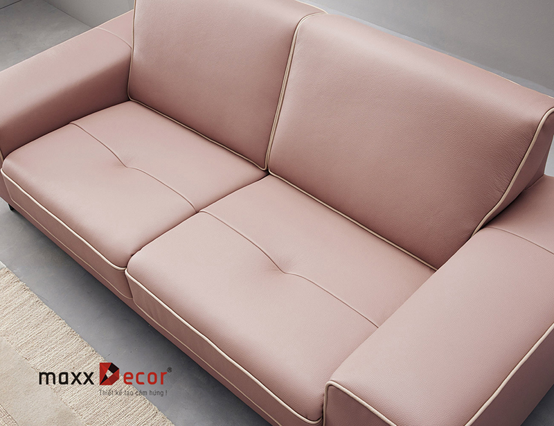 Sofa da thật nhập khẩu cao cấp MD2308 - Hugo sang trọng hiện đại