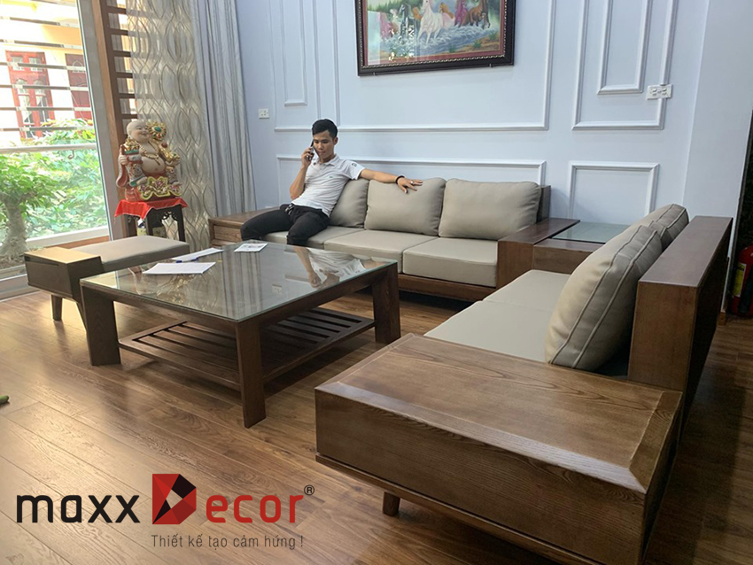 Sofa gá» tá»± nhiÃªn hiá»n Äáº¡i táº¡i HÃ  Ná»i