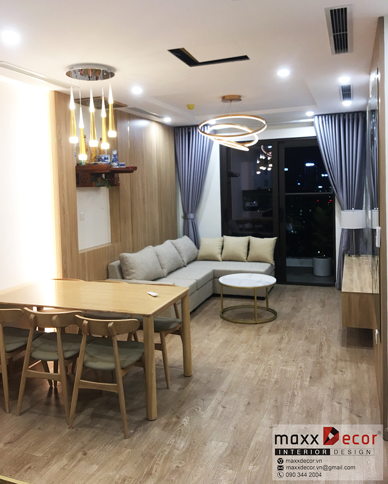 Thi công hoàn thiện nội thất căn hộ florence