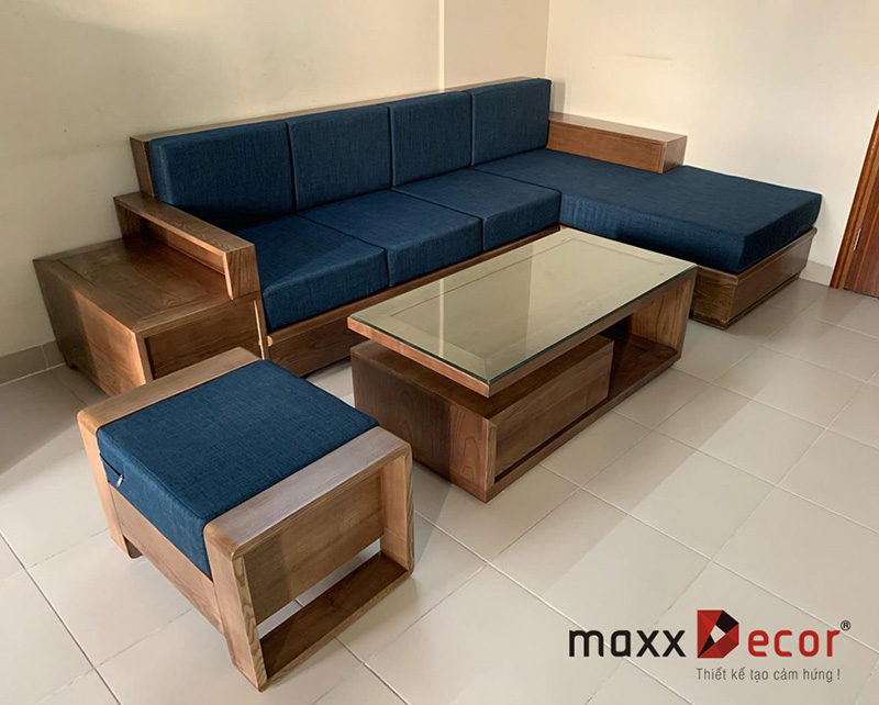Sofa gỗ sồi hiện đại giá rẻ