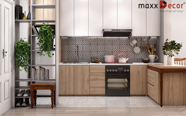 căn hộ nội thất gỗ tự
nhiên