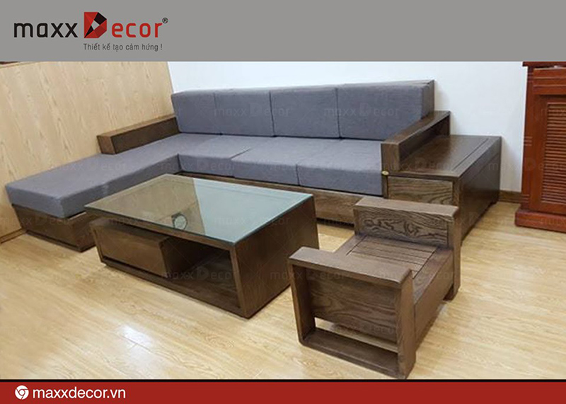 sofa gỗ sồi Nga