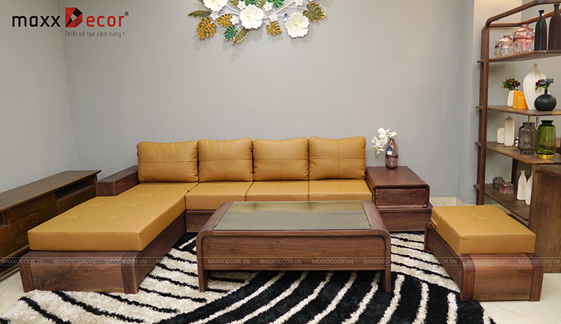 Mẫu sofa gỗ đẹp nhất 2019