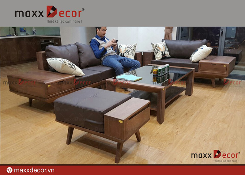Mẫu sofa gỗ giá rẻ nhất 2019