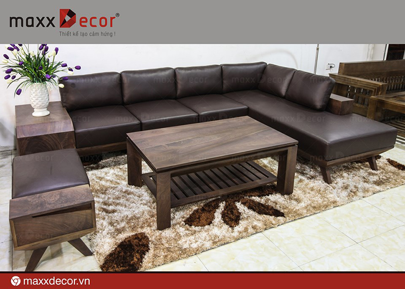 Mẫu sofa gỗ đẹp nhất 2019