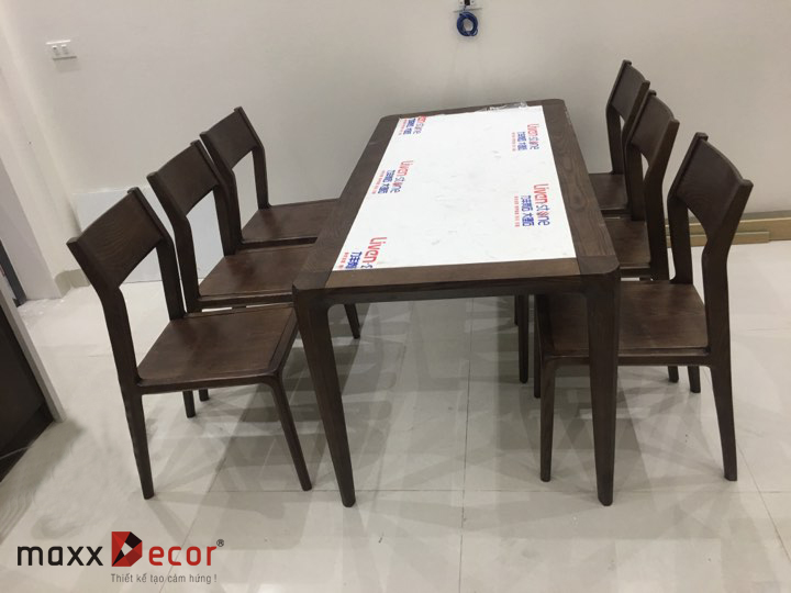 bàn ghế ăn gỗ tự nhiên