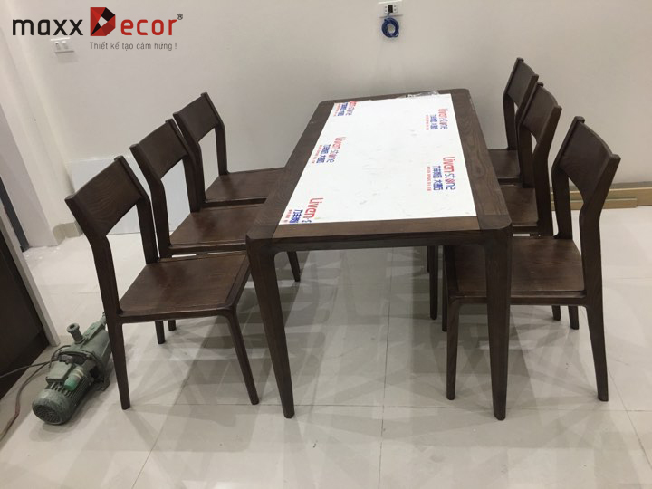bàn ghế ăn gỗ óc chó