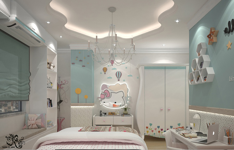 38 mẫu nội thất phòng ngủ dành cho bé gái siêu đẹp