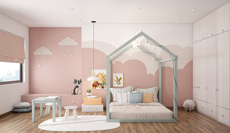 38 mẫu nội thất phòng ngủ dành cho bé gái siêu đẹp